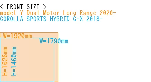 #model Y Dual Motor Long Range 2020- + COROLLA SPORTS HYBRID G-X 2018-